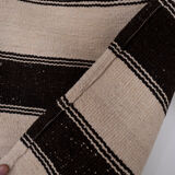 Vintage Striped Long Turkish Hemp Kilim Rug 68 x 464 cm