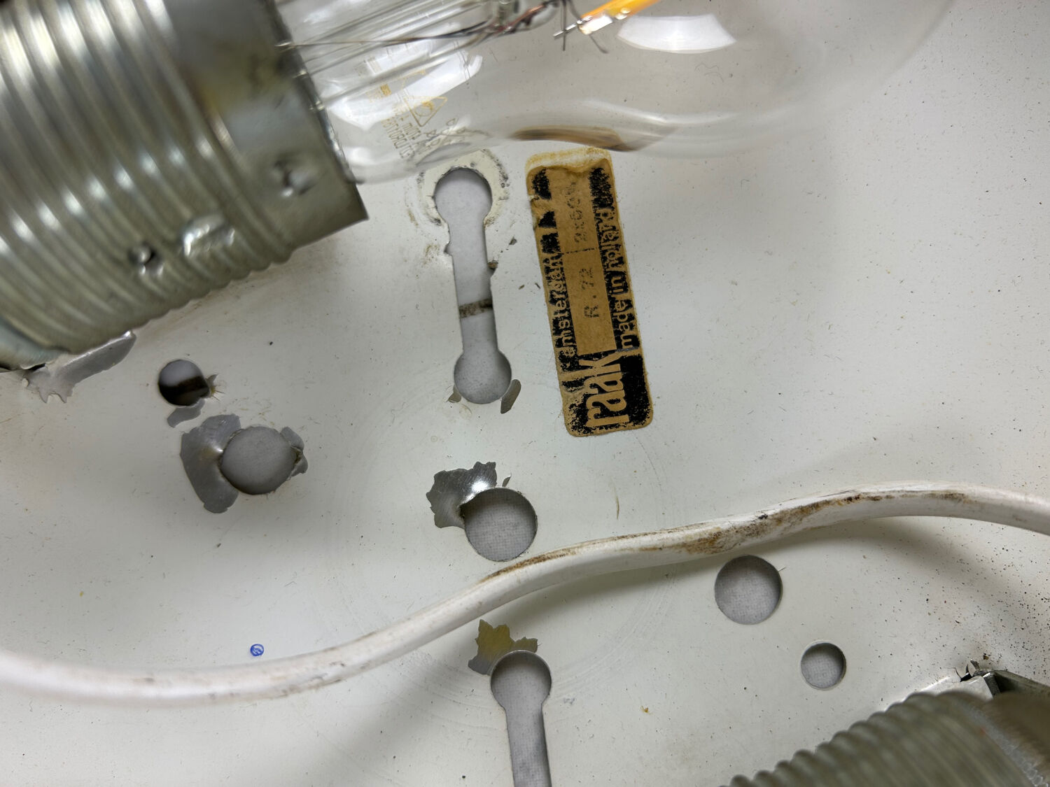 Vintage Raak Alliance ceiling lamp first edition