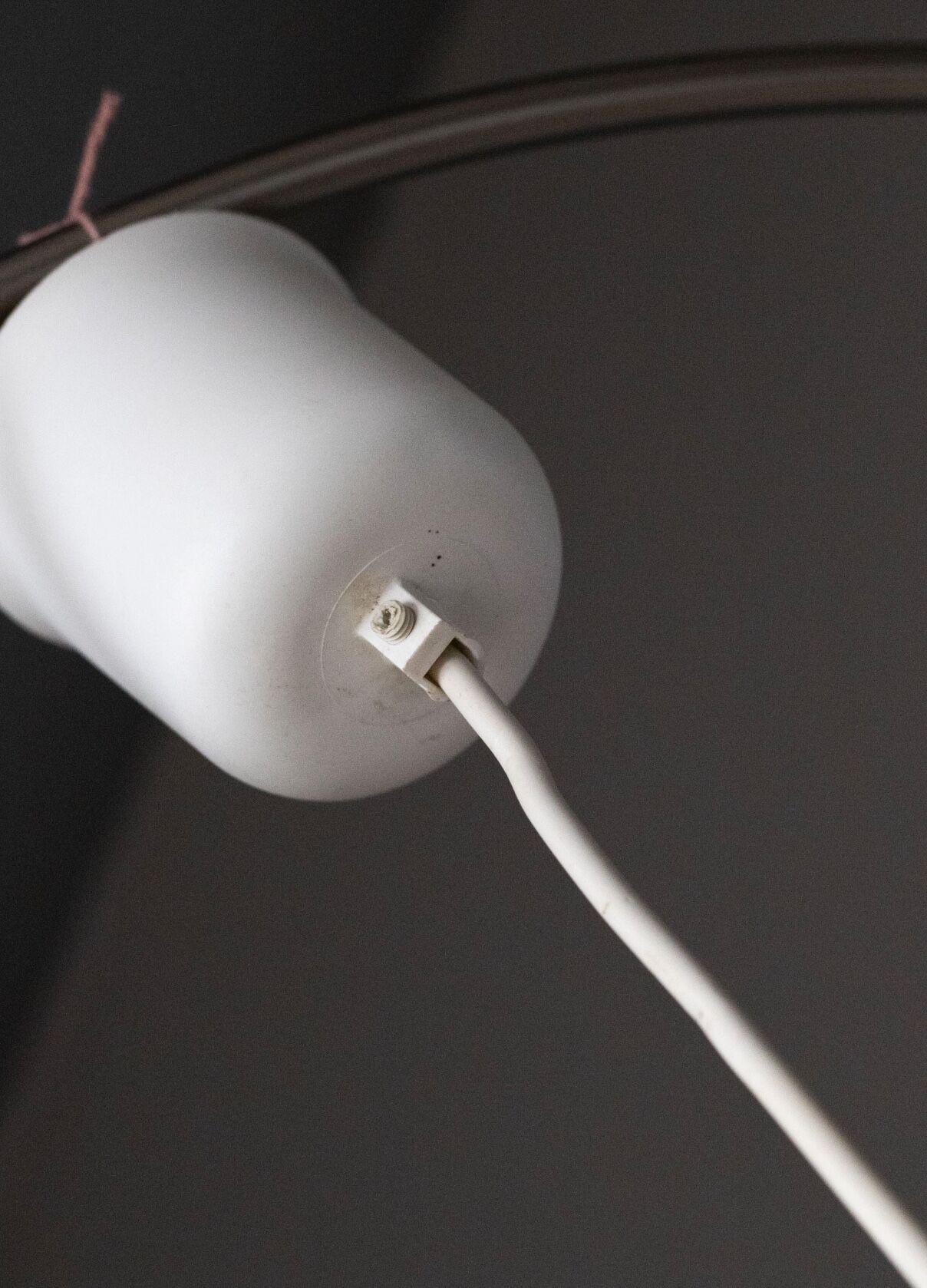 Vintage rattan wicker pendant lamp