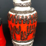 West Germany vintage vase set