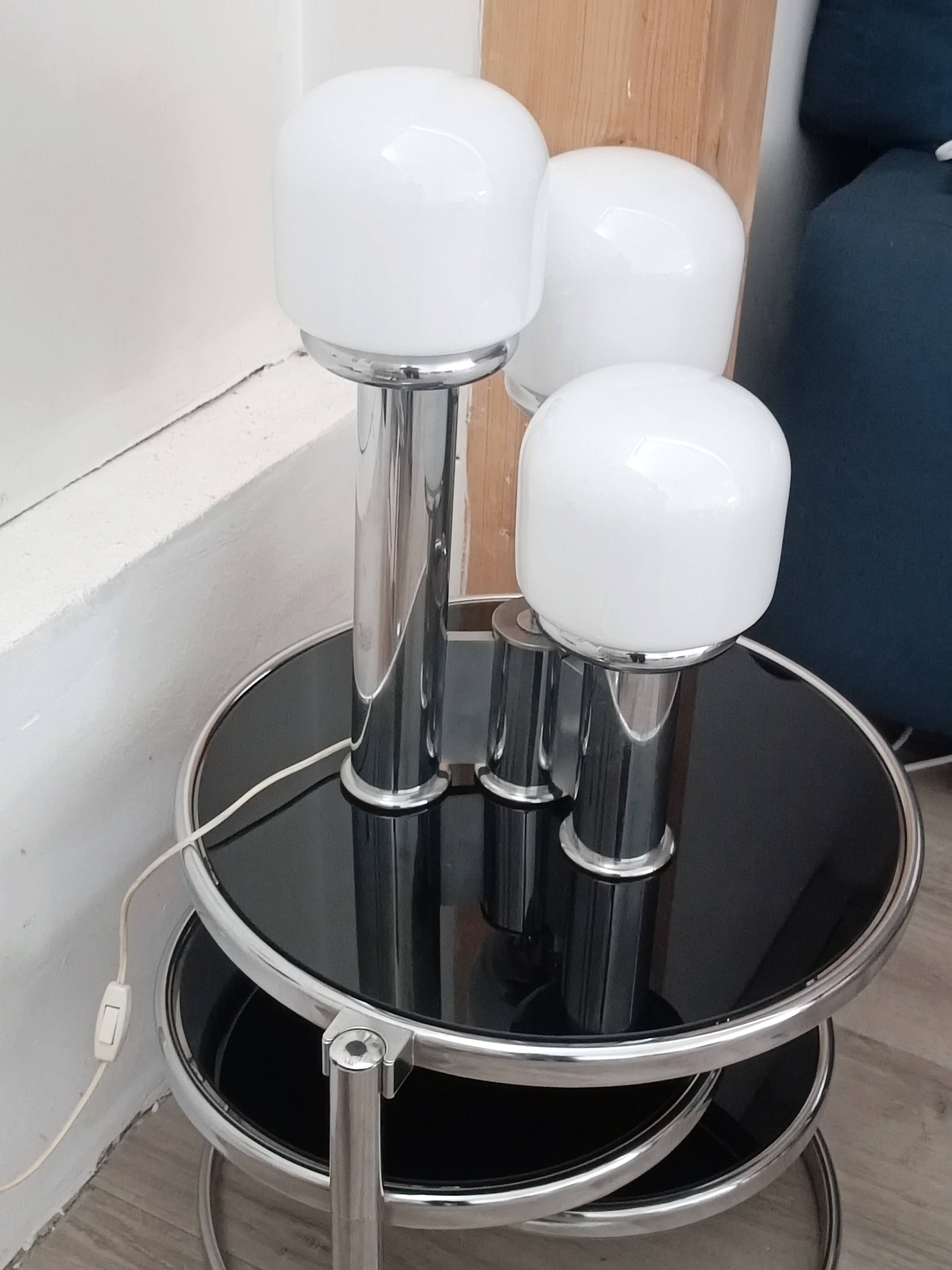 Lampe Space Age Verre De Murano 1970s