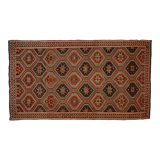 Anatolian handmade kilim rug 331 cm x 193 cm