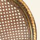 Pair of Louis XVI style armchairs, oval backrest and caning.