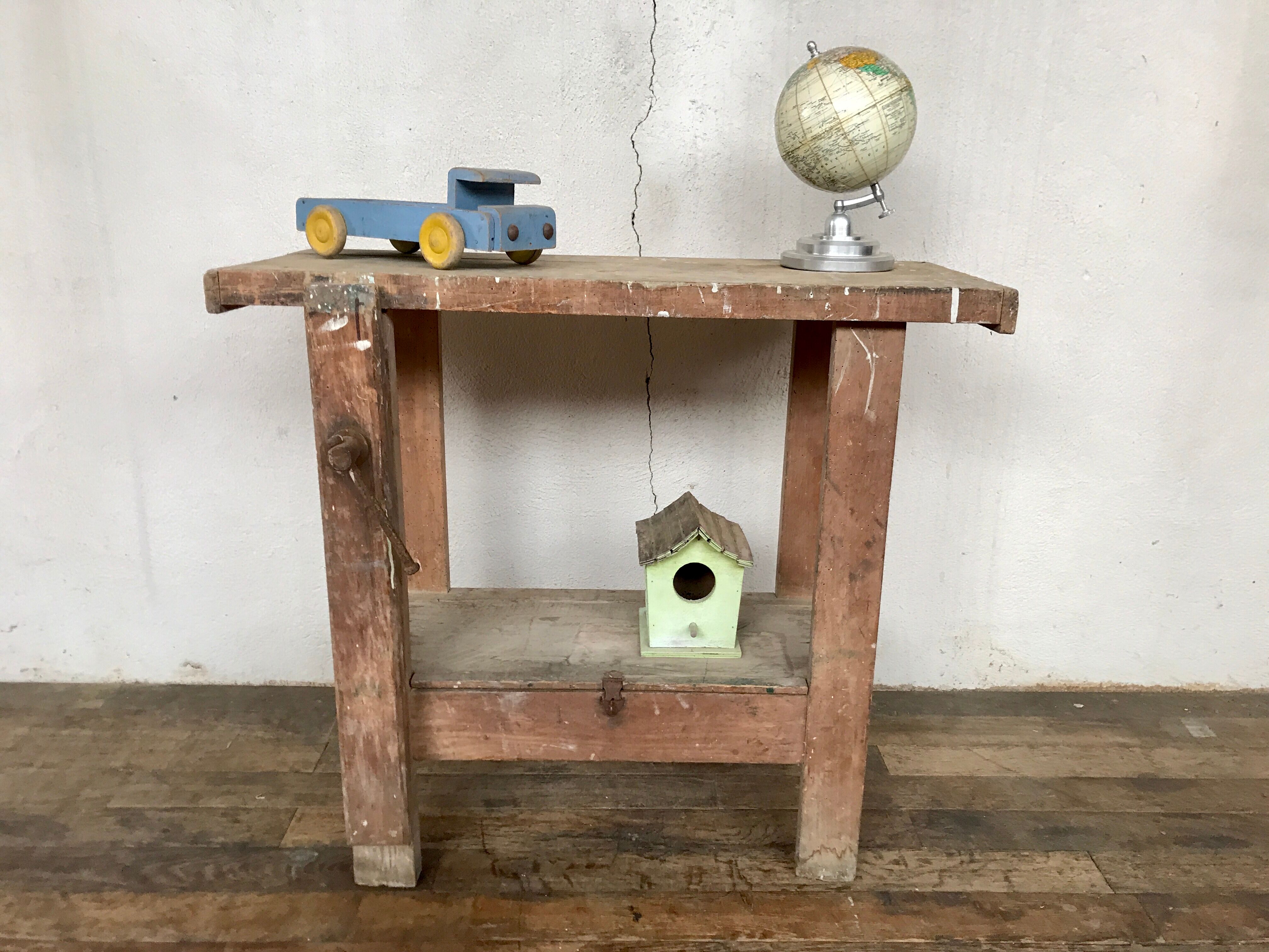 Former 1950 vintage children's workbench