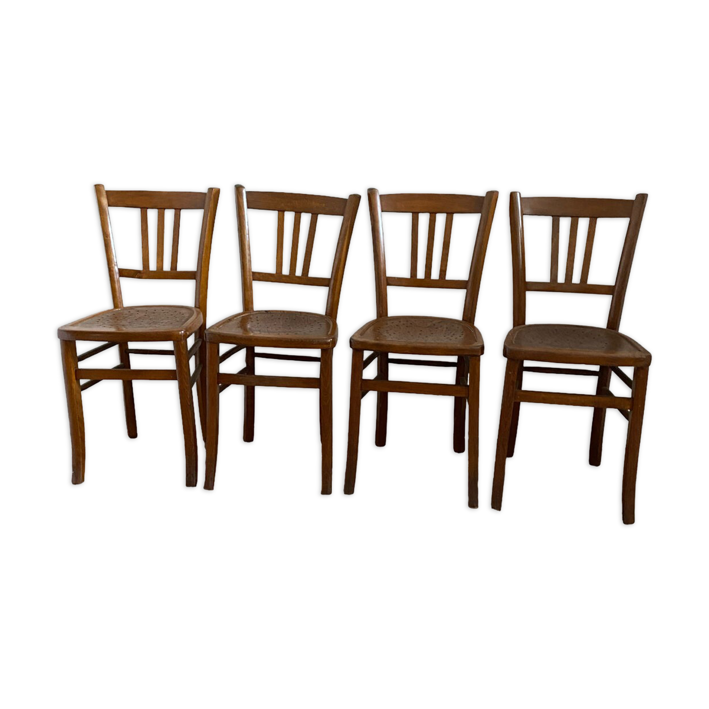 Ensemble de 4 chaises bistrot Luterma