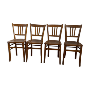 Ensemble de 4 chaises - bistrot luterma