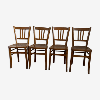 Set of 4 Luterma bistro chairs