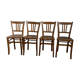 Ensemble de 4 chaises bistrot Luterma