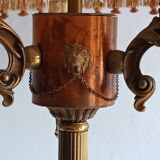 Napoleon III bronze floor lamp
