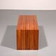 Elegant Italian mid-century beechwood bench (1960s)