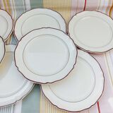 Villeroy & Boch Scalloped Brown Dessert Plates