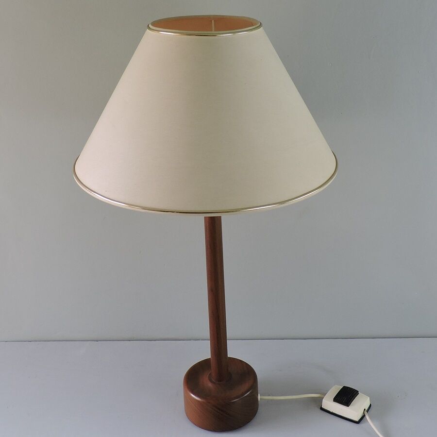 Teak lamp Uno & Osten Kristiansson Sweden years 60