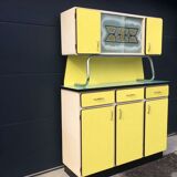 Yellow Formica buffet