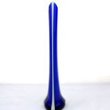 Vase soliflore Murano bleu cobalt