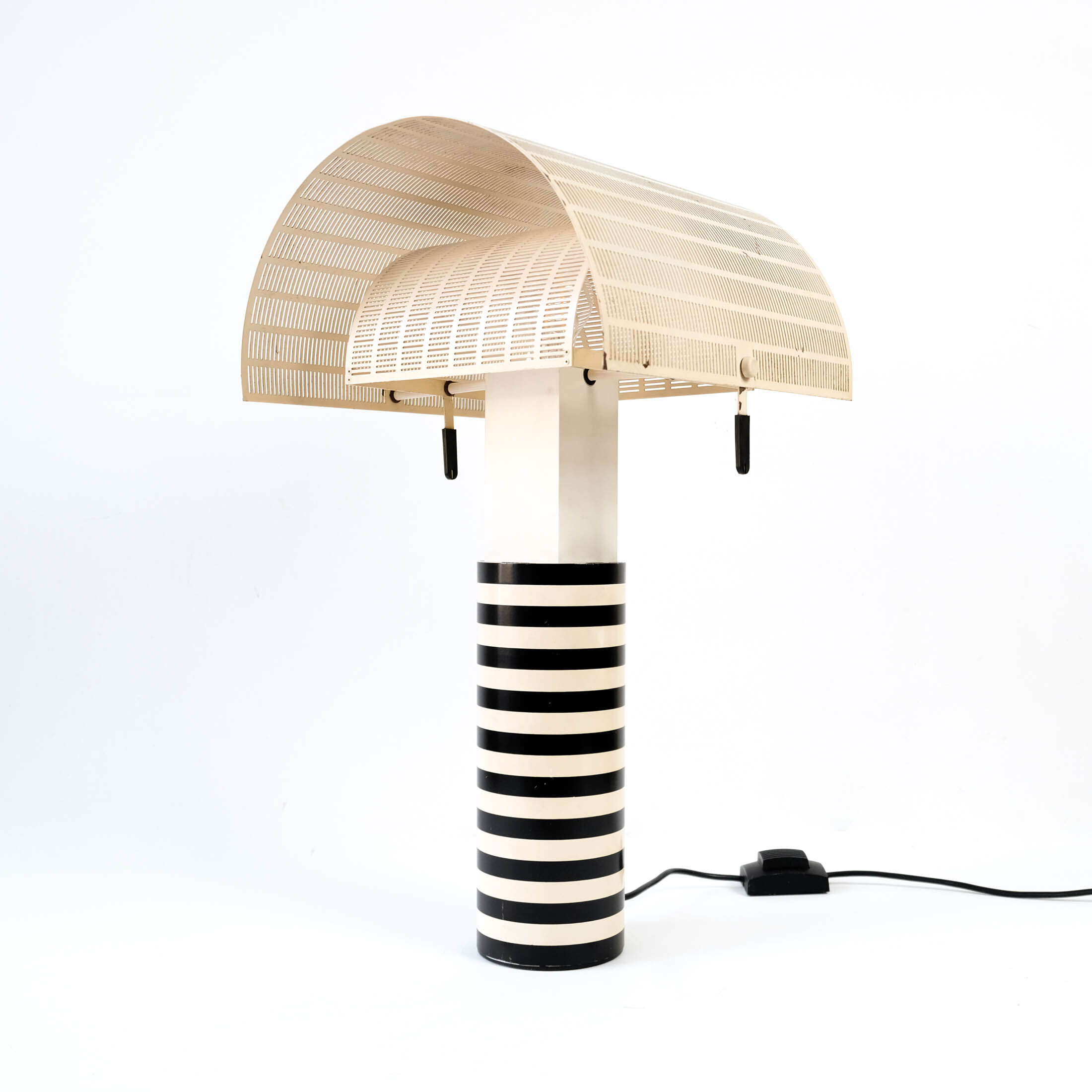 Early Postmodern "Shogun" Table Lamp by Mario Botta for Artemide, Italy 1986