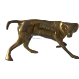 Brass dog