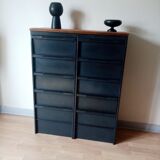 Metal clamshell furniture