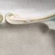 Set of 2 antique French fondue or artichoke plates in Majolica