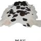 Genuine cowhide rug 1.9 x 1.9 m - Ref. 17
