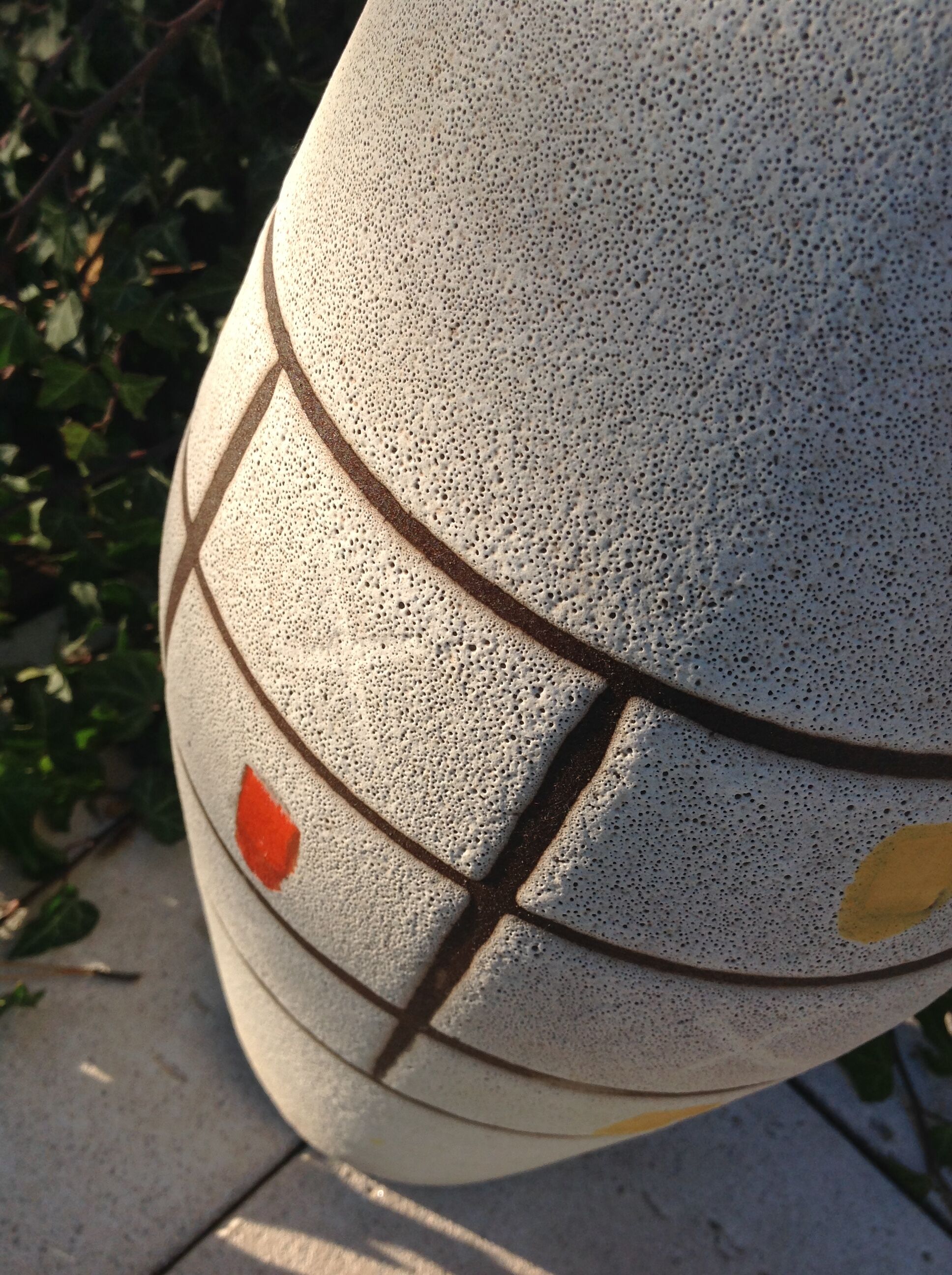 Vase ovoide en céramique grise par Scheurich Keramik vintage années 60-70