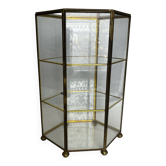 Petite étagère en verre sur pieds