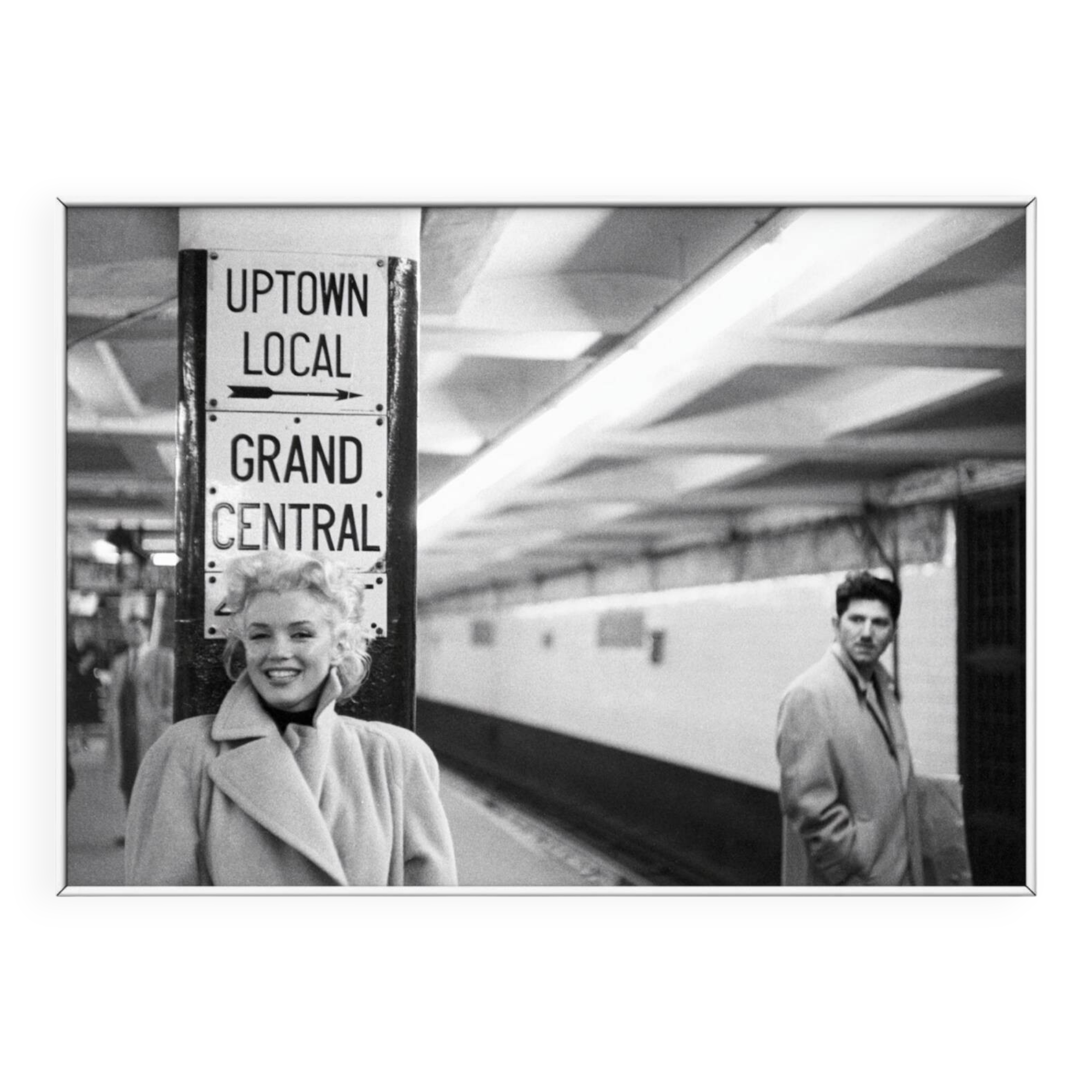 Impression d'art – Marilyn Monroe à la gare Grand Central (1955) par Ed Feinger