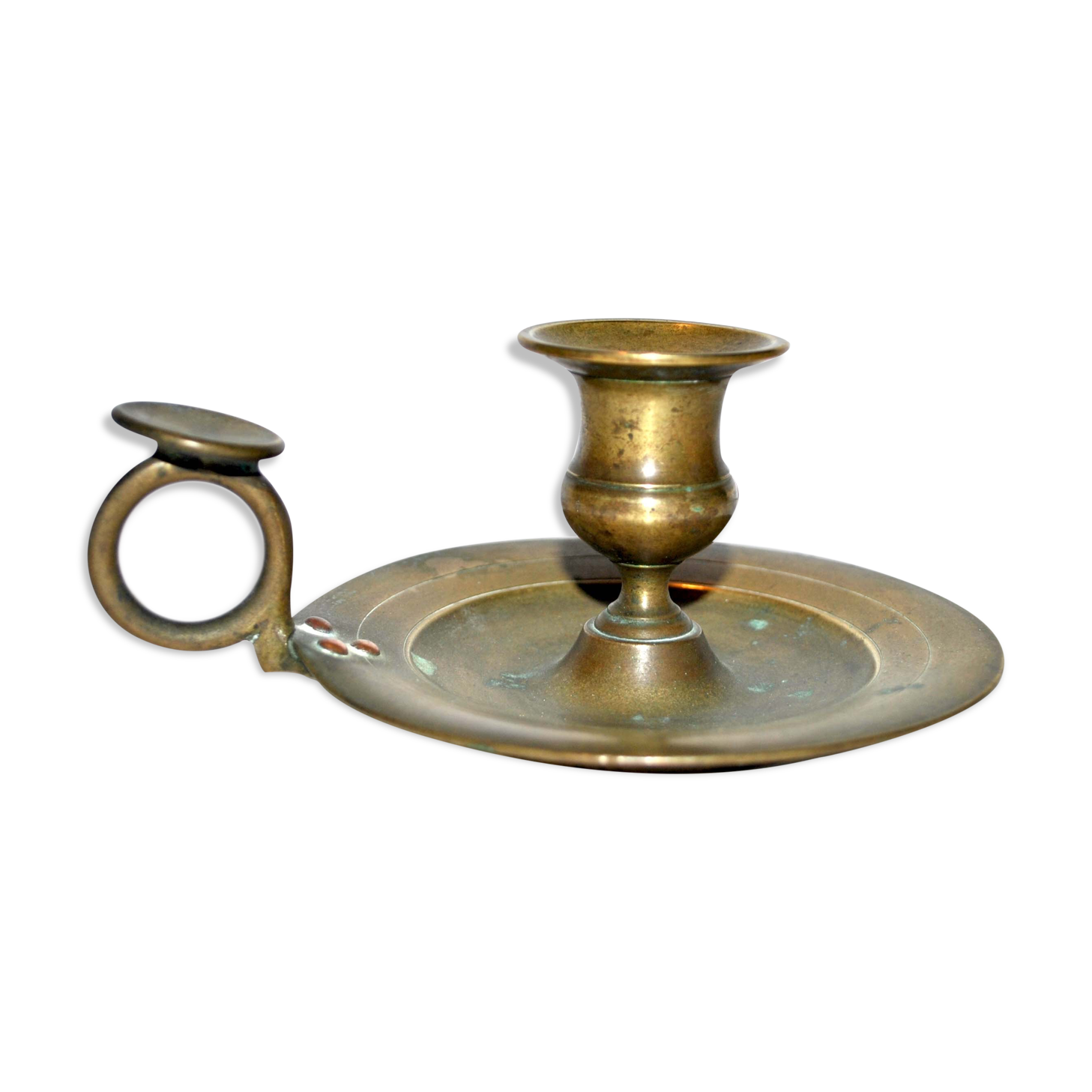 Bronze hand candle holder