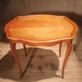 Side table in cherry wood, Louis XV style.