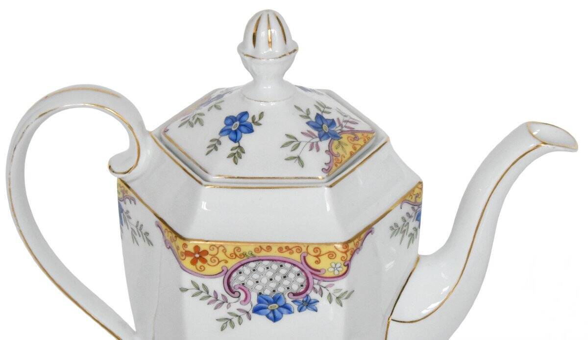Vintage coffee service in porcelain by Epiag Czechoslovakia
