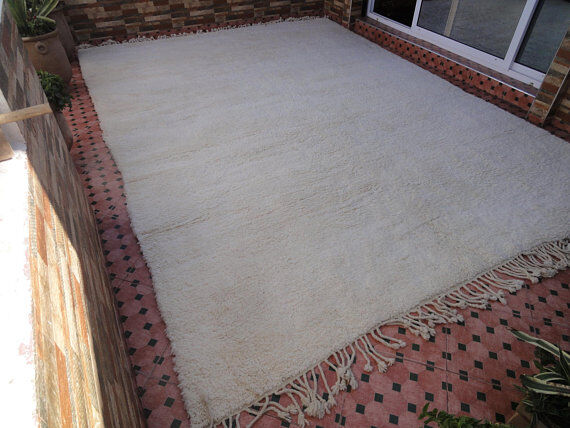 Beni Oarain woollen carpet Moroccan Berber 400 x 291 cm