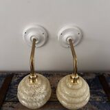 Pair of Art Deco wall lights