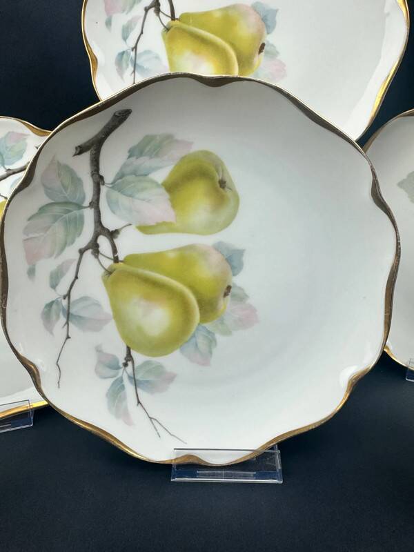 RC Bavaria 6 assiettes dessert fruits Auguste Viktoria