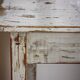 Shabby white side table