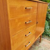 Buffet vintage miel dorée