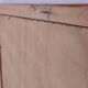 Beveled glass wall mirror in solid wood frame