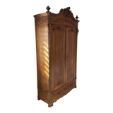 Large solid wood wardrobe from the 1900s-1920s