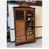 Antique Jugendstil display cabinet, Art Nouveau - Majorelle style