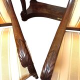 Pair of early 19th century mahogany armchairs