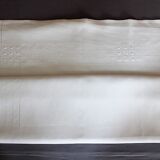 Antique sheet hand-embroidered early 20th century