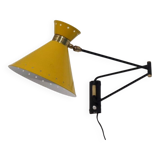 Lunel wall light with gallows design Rene Mathieu 1950