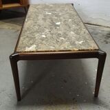 Coffee table top resin onyx 60s