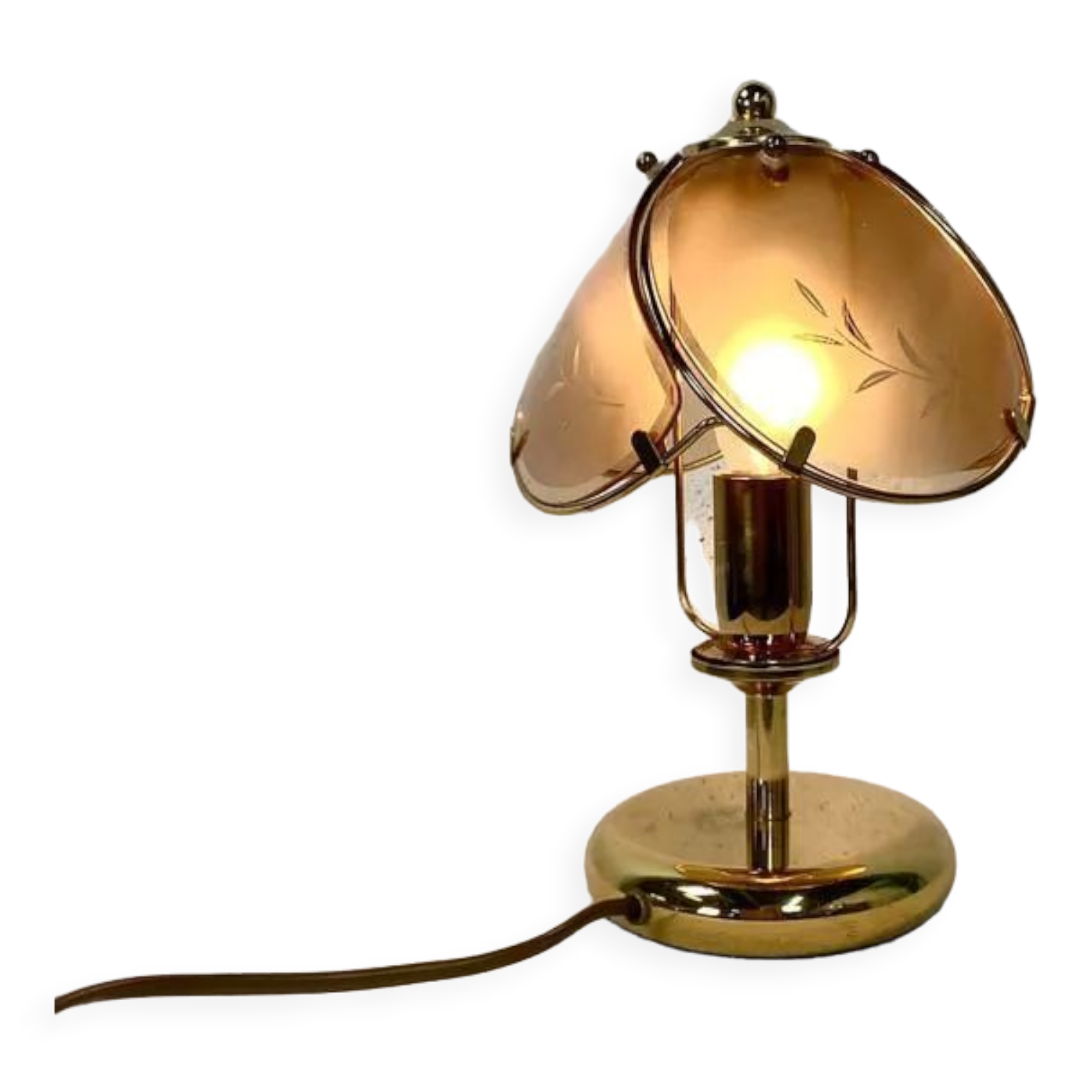 Vintage lamp 'golden' / table lamp / night light
