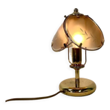 Lampe vintage dorée de table