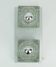 no. 2 of 2 mid century peill & putzler SCONCE with 2 glass cubes 60s/70s