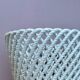 Vintage woven ceramic plant pot
