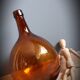 Authentic demijohn 5 L Brown