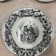 Set of 11 plates Creil Montereau LM & Cie