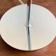 Space Age acrylic table lamp with a nylon wire thread & orange acrylic shade