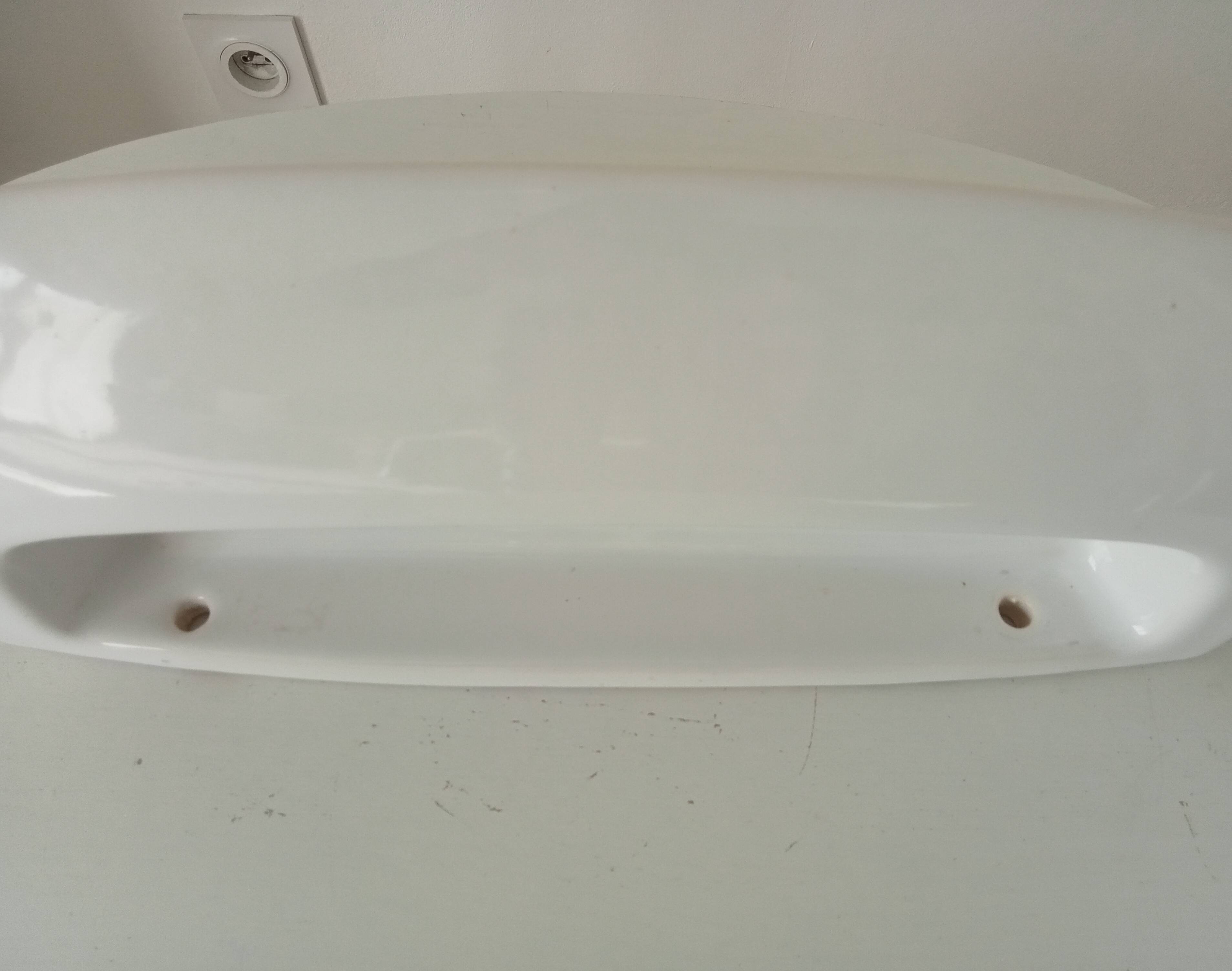 Vintage ceramic wall-mounted shelf