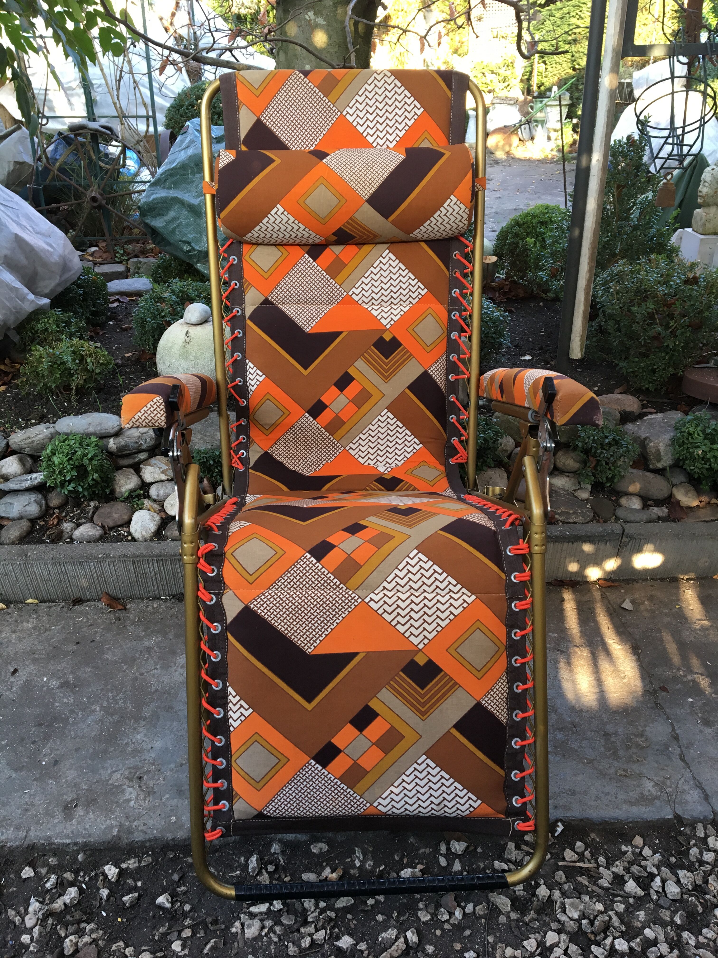 Transat Starlax Lafuma vintage 70s